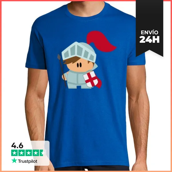 Camiseta Hombre Clásica Bubble Sant Jordi LaTostadora