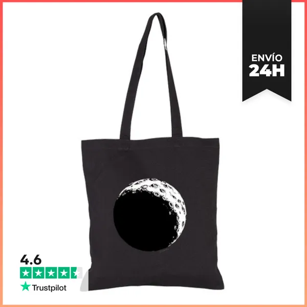 Bolsa De Tela Bolsa De Tela, Color Negro LaTostadora