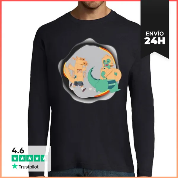 Camiseta Hombre Manga Larga Diseño 4585864 LaTostadora