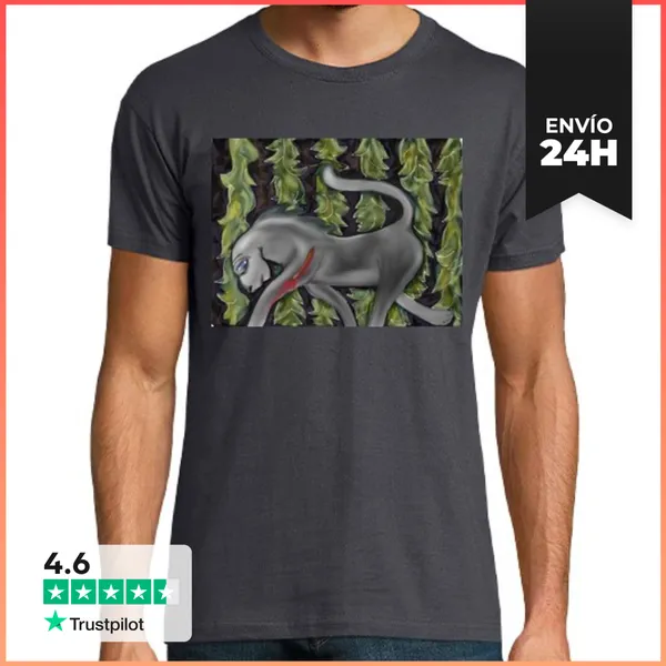 Camiseta Hombre Clásica Bestia Herida LaTostadora
