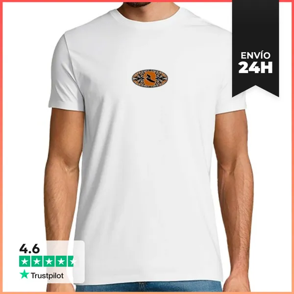 Camiseta Hombre Clásica Surf ESPALDA LaTostadora