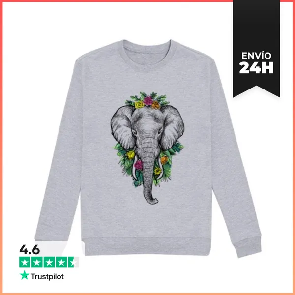 Sudadera Unisex Elephabulous Jersey LaTostadora