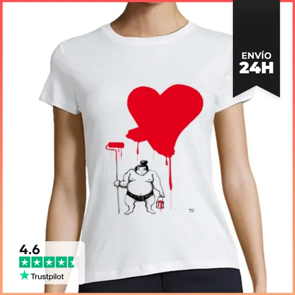 Camiseta Mujer Clásica Sumo Mujer Cadafalch LaTostadora