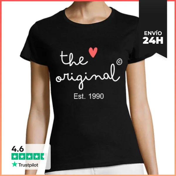 Camiseta Mujer Clásica The Original AÑO PERSONALIZABLE