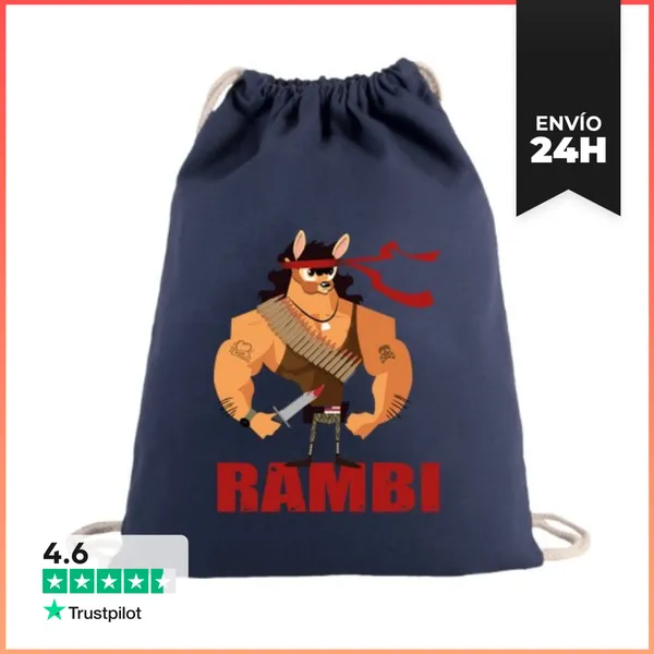 Mochila Saco Con Cuerdas Rambi LaTostadora