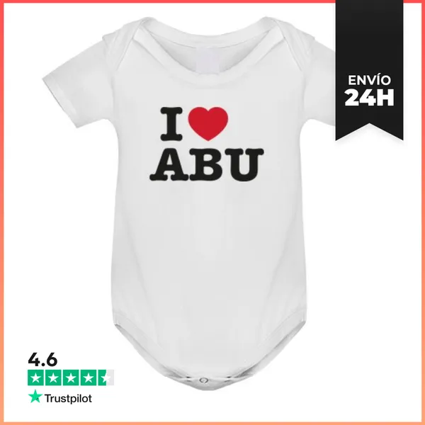 Body Bebé I Love Abu LaTostadora