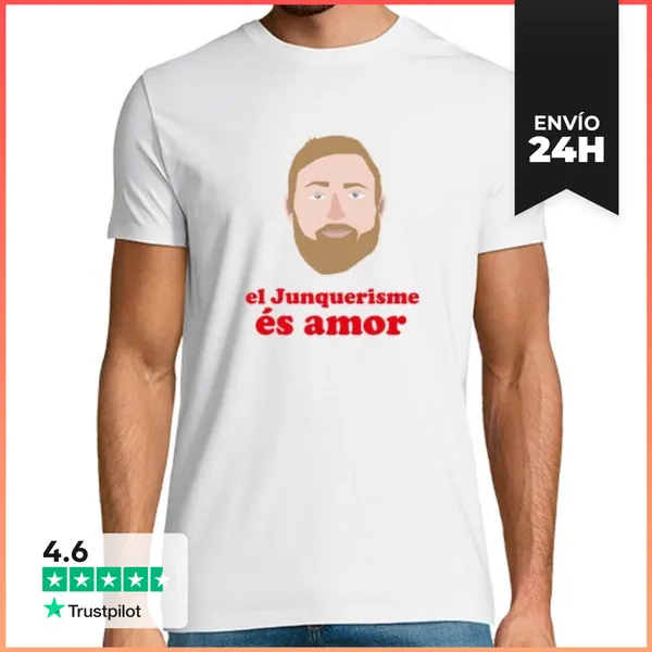 Camiseta Hombre Clásica Junquerisme És Amor 1 LaTostadora