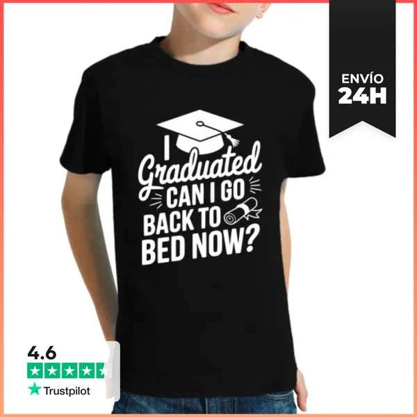 Camiseta Clásica Para Niños Cita Divertida De Graduación Graduado