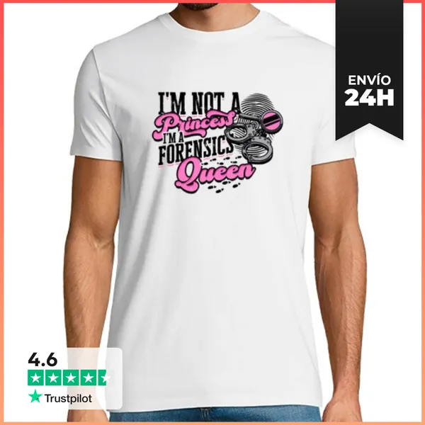 Camiseta Hombre Clásica No Soy Una Princesa Soy Una Reina Foren