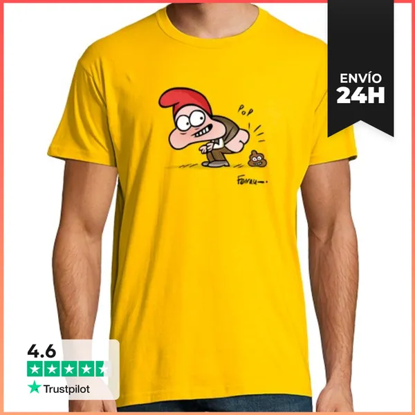 Camiseta Hombre Clásica Caganer Ferran LaTostadora