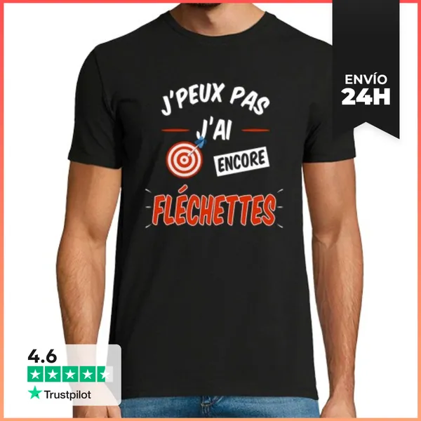 Camiseta Hombre Clásica Dardos De Regalo LaTostadora