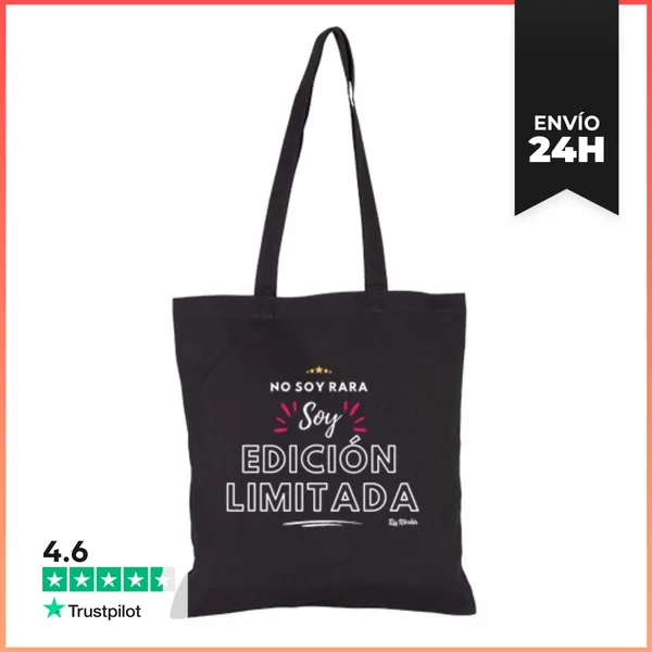 Bolsa De Tela No Soy Rara, Soy Edición Limitada LaTostadora