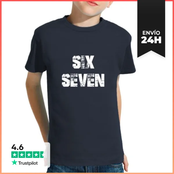 Camiseta Clásica Para Niños Seis Siete LaTostadora