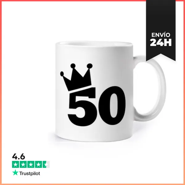 Taza Corona 50 Aniversario LaTostadora