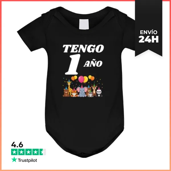 Body Bebé 1 Año Regalo Para Niño Y Niña LaTostadora