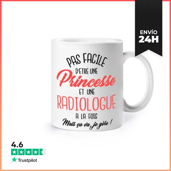 Taza Princesa Y Radiólogo LaTostadora