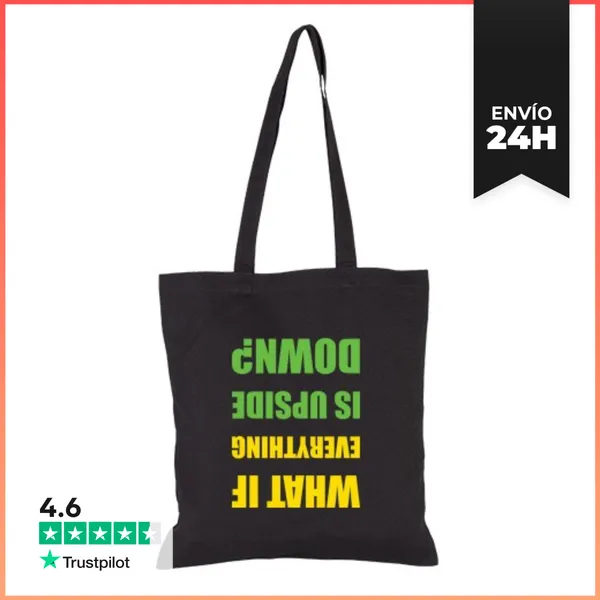 Bolsa De Tela Upside Down 2 LaTostadora