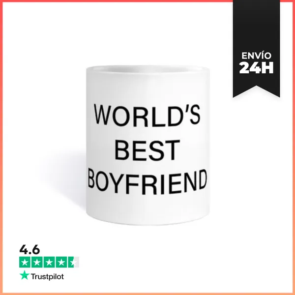 Taza World Best Boyfriend LaTostadora