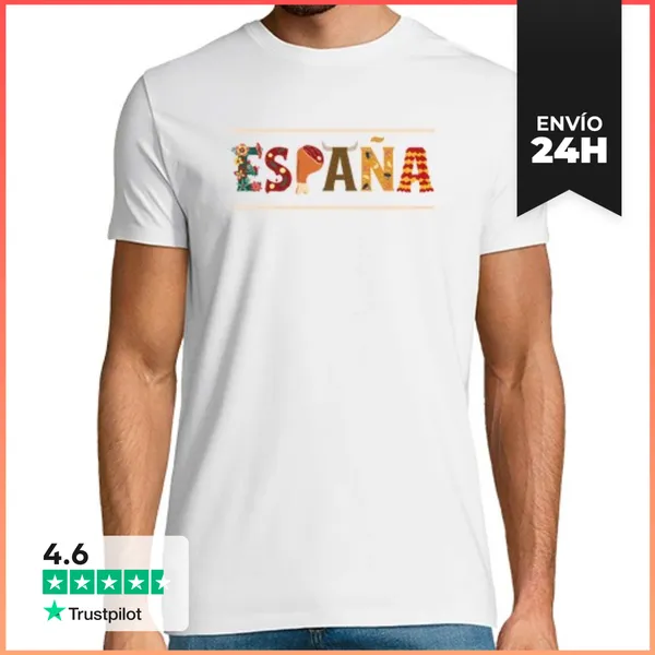 Camiseta Hombre Clásica España Cultura Española LaTostadora