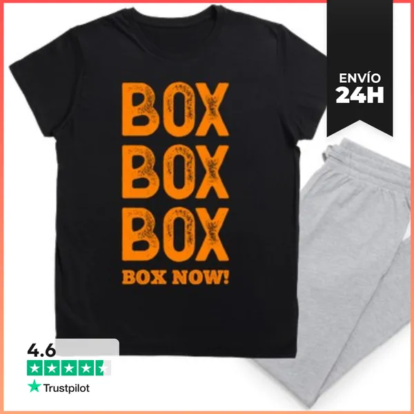 Pijama BOX BOX BOX BOX NOW F1 LaTostadora