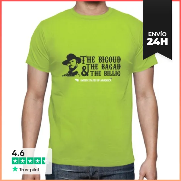 Camiseta Hombre Clásica El Bigoud El Bagad Y El Billig