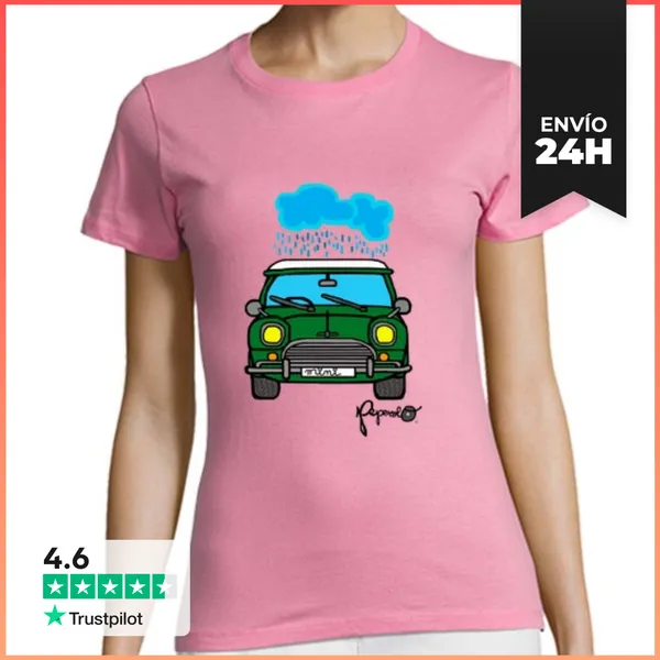 Camiseta Mujer Clásica MINI LLUVIA LaTostadora