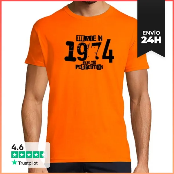 Camiseta Hombre Clásica 1974 KingsOfPacifica Negro LaTostadora