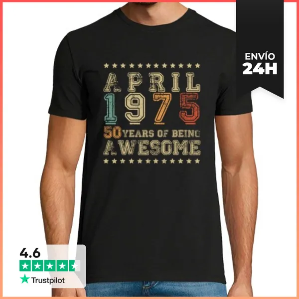 Camiseta Hombre Clásica 50º Aniversario De La Cosecha De Abril