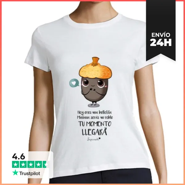 Camiseta Mujer Clásica Bellotita LaTostadora
