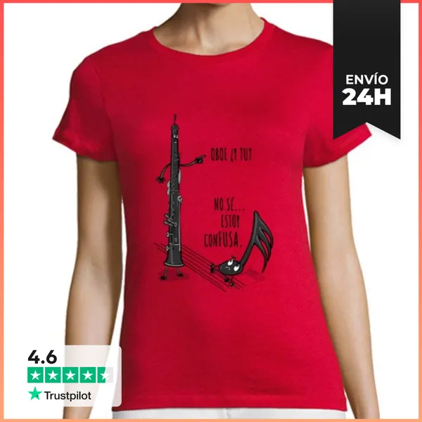 Camiseta Mujer Clásica OBOE LaTostadora