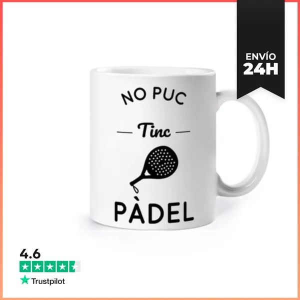 Taza No Puedo Tengo Padel - Catalán LaTostadora
