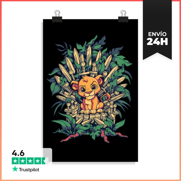 Póster Vertical The True King LaTostadora
