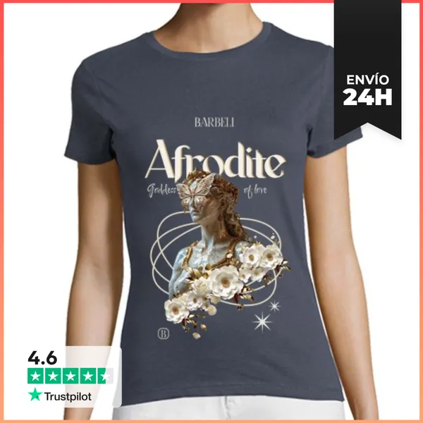 Camiseta Mujer Clásica Afrodita- LaTostadora