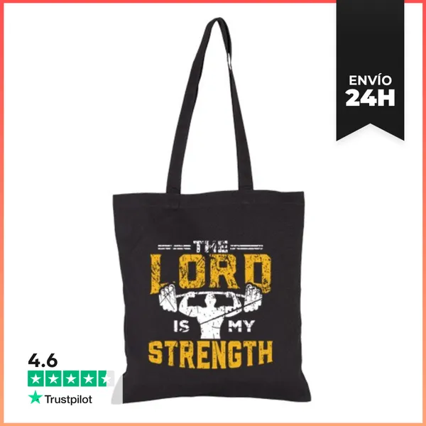Bolsa De Tela Jesús Entrenamiento El Señor Es Mi Fortaleza