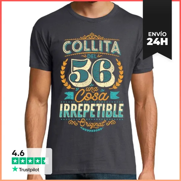 Camiseta Hombre Clásica Collita Del 56 Irrepetible LaTostadora