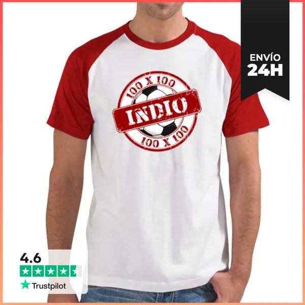 Camiseta Hombre, Estilo Béisbol Atlético De Madrid Indio