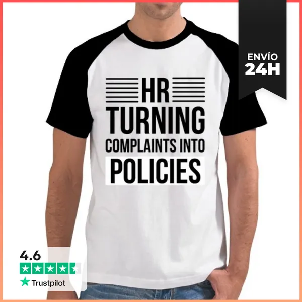 Camiseta Hombre, Estilo Béisbol Recursos Humanos Convirtiendo
