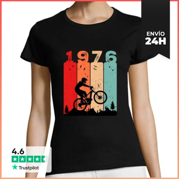 Camiseta Mujer Clásica 1976 50 Aniversario LaTostadora