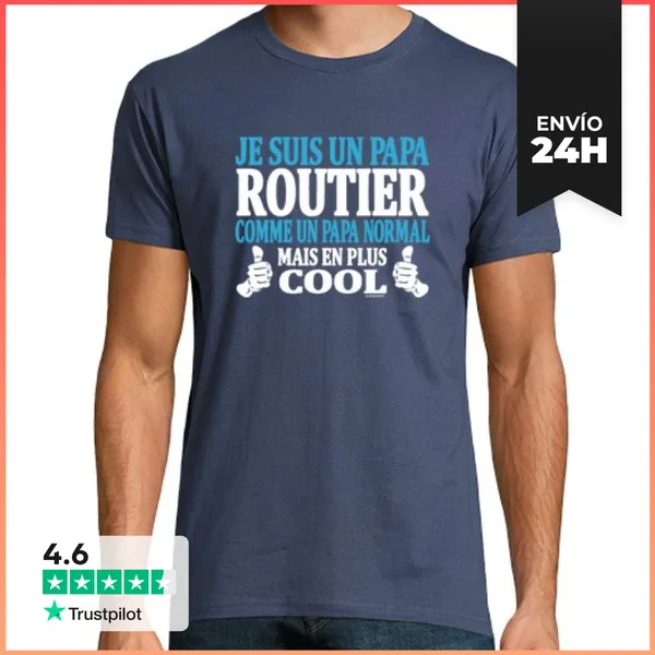 Camiseta Hombre Clásica Soy Una Carretera Papá LaTostadora