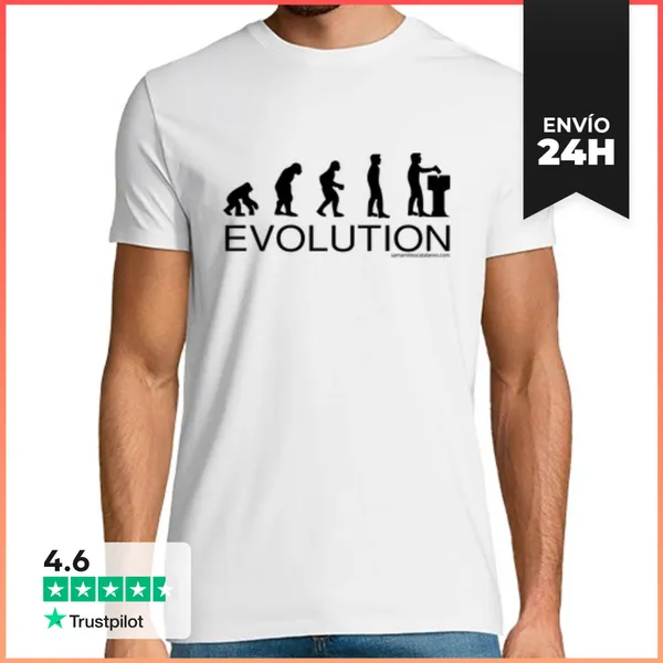 Camiseta Hombre Clásica Evolution Voting LaTostadora