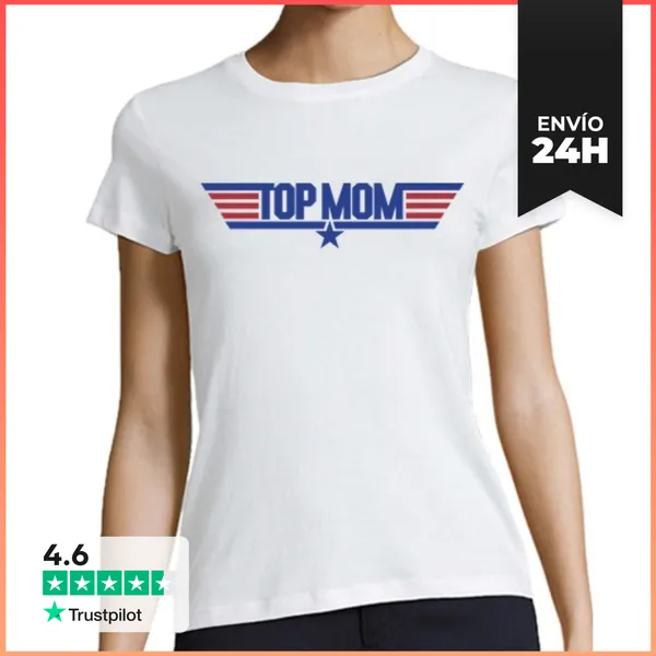 Camiseta Mujer Clásica Top Mom LaTostadora