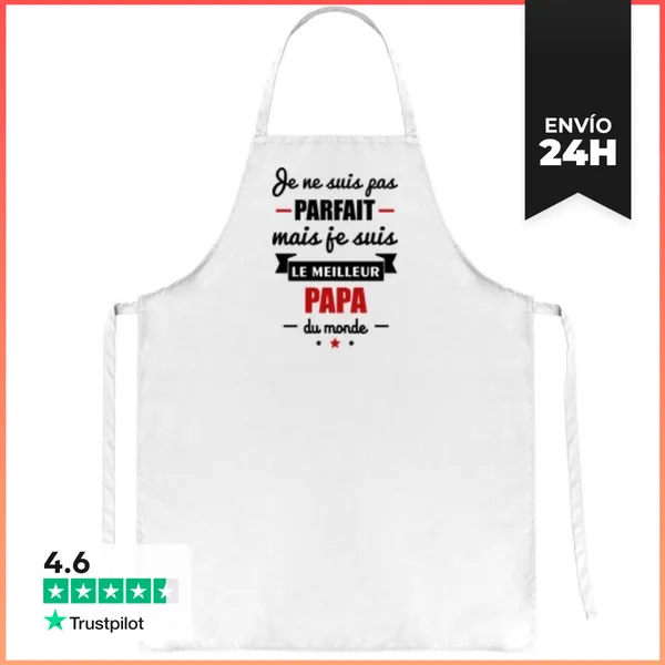 Delantal Mejor Papa Del Mundo LaTostadora