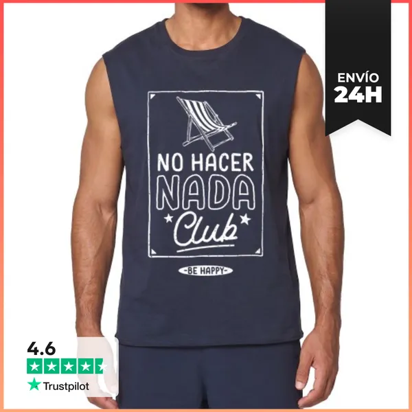Camiseta Sin Mangas No Hacer Nada Club LaTostadora
