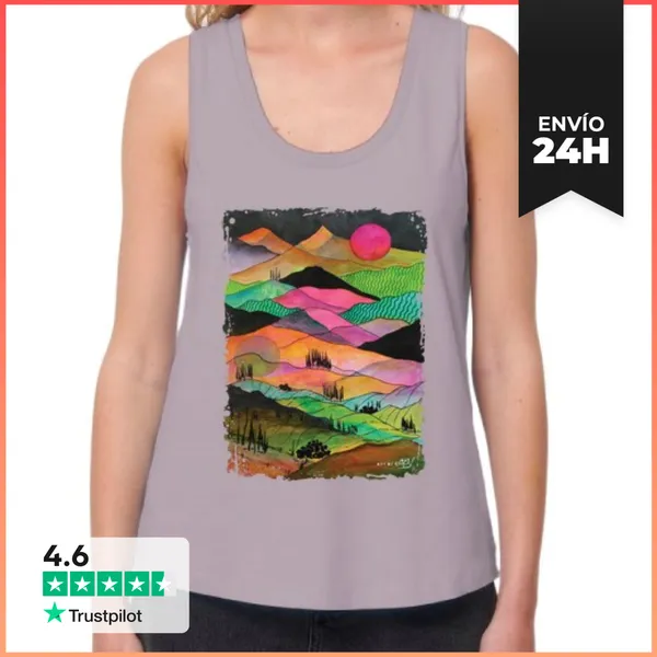 Camiseta Mujer Sin Mangas, Loose Fit Dreams LaTostadora