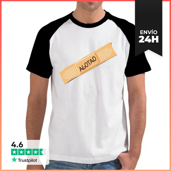 Camiseta Hombre, Estilo Béisbol AGOTAO LaTostadora