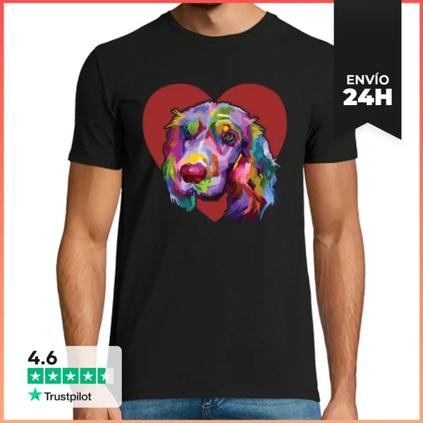 Camiseta Hombre Clásica Perro Cocker Spaniel Diciendo LaTostadora