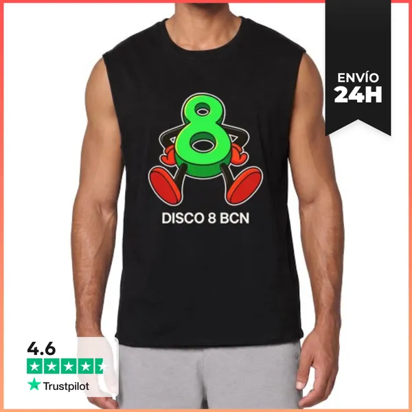 Camiseta Sin Mangas Disco Ocho BCN LaTostadora