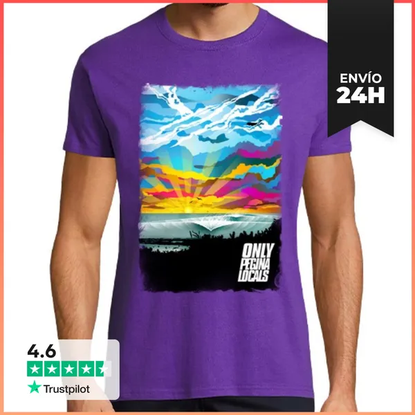 Camiseta Hombre Clásica Surf LaTostadora