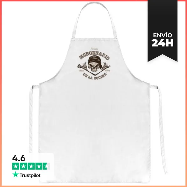 Delantal Mercenario Chef Sepia LaTostadora