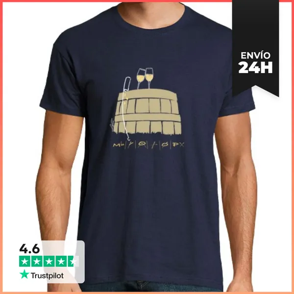 Camiseta Hombre Clásica Te Invito A Una Copa LaTostadora